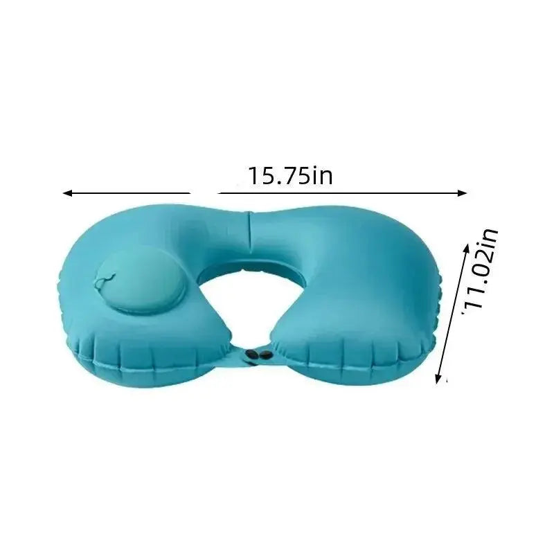 Automatic Air Inflatable Pillow Compress Ring For Car