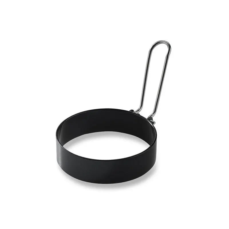 Creative thickened stainless steel non stick coating circular egg fryer hamburger patty mold eprolo