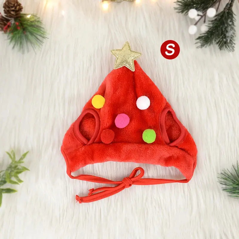 Dog Cat Christmas Hat