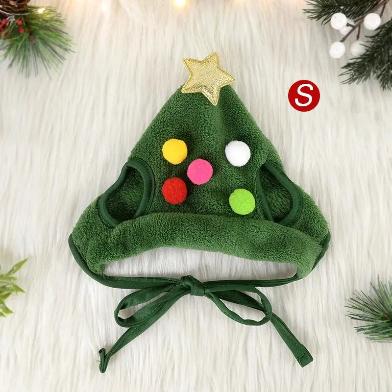 Dog Cat Christmas Hat