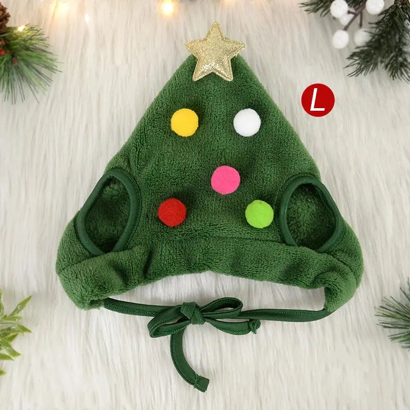 Dog Cat Christmas Hat