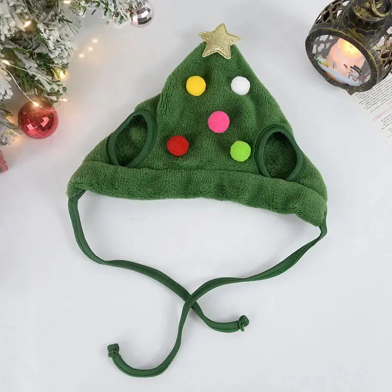 Dog Cat Christmas Hat