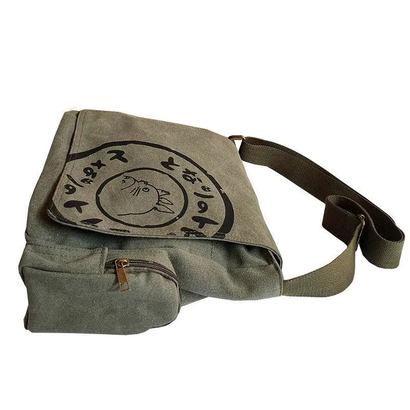 Retro Canvas Shoulder Bag