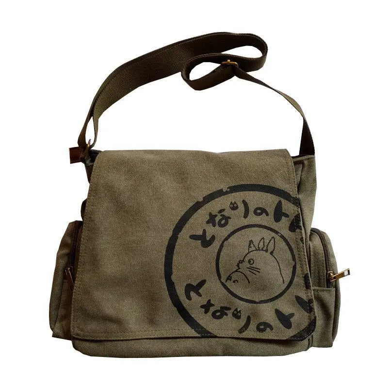 Retro Canvas Shoulder Bag