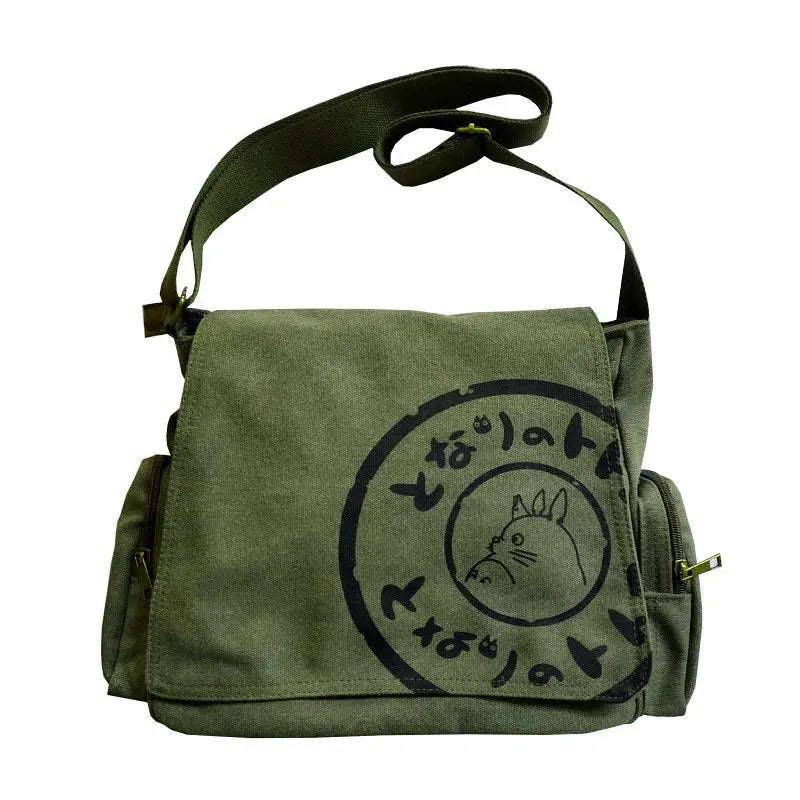 Retro Canvas Shoulder Bag