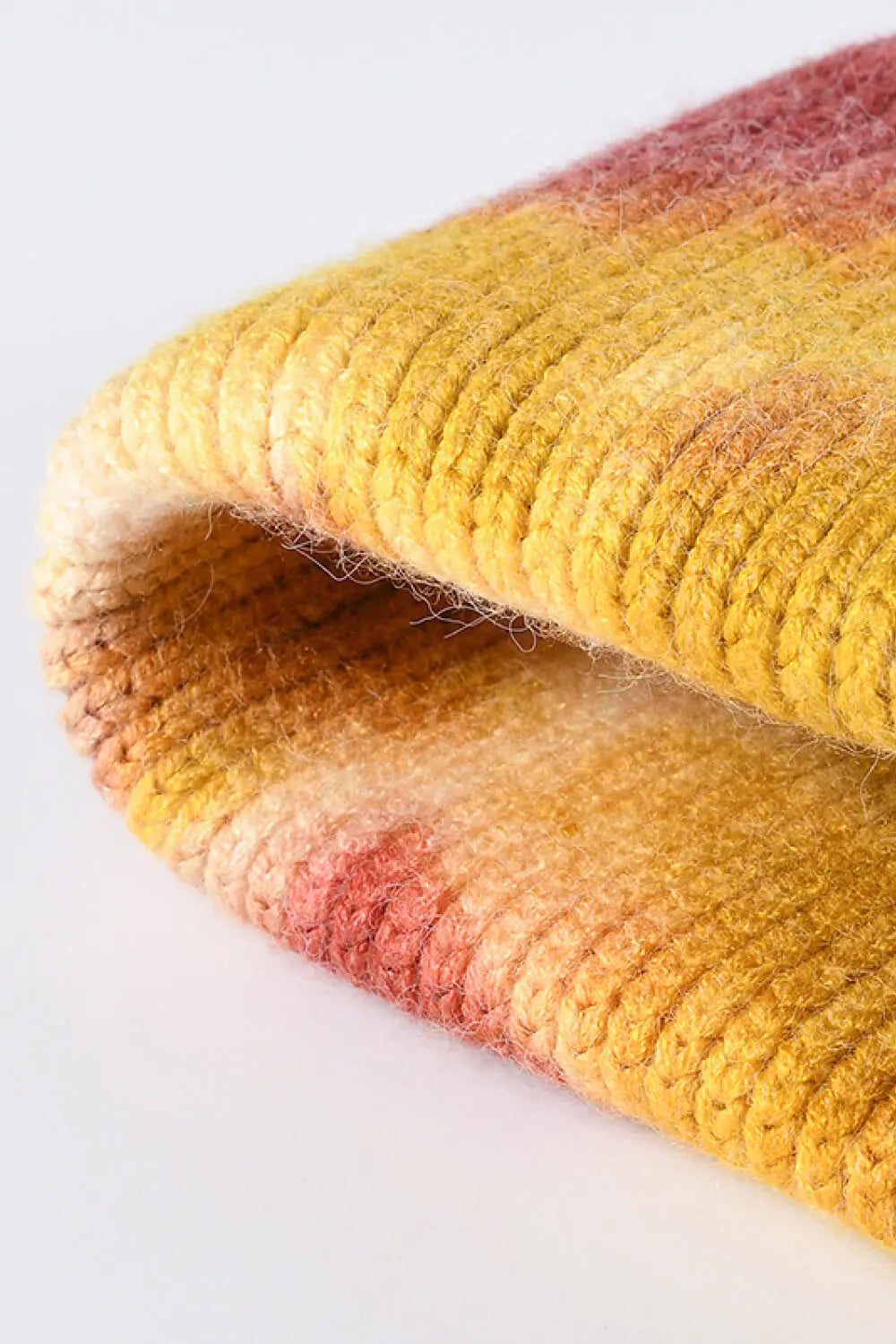 Stylish Tie-Dye Cuffed Rib-Knit Beanie Trendsi