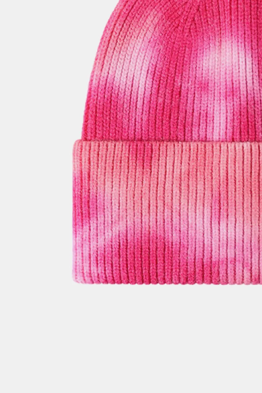 Stylish Tie-Dye Cuffed Rib-Knit Beanie Trendsi