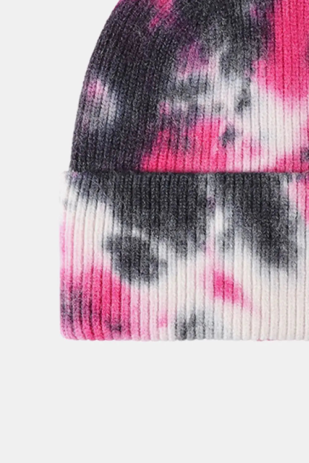 Stylish Tie-Dye Cuffed Rib-Knit Beanie Trendsi