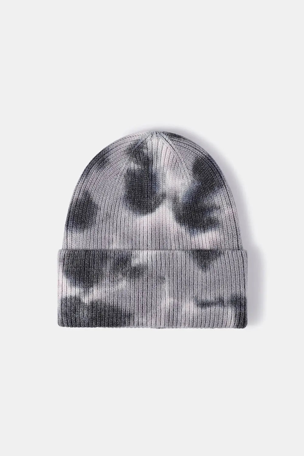 Stylish Tie-Dye Cuffed Rib-Knit Beanie Trendsi