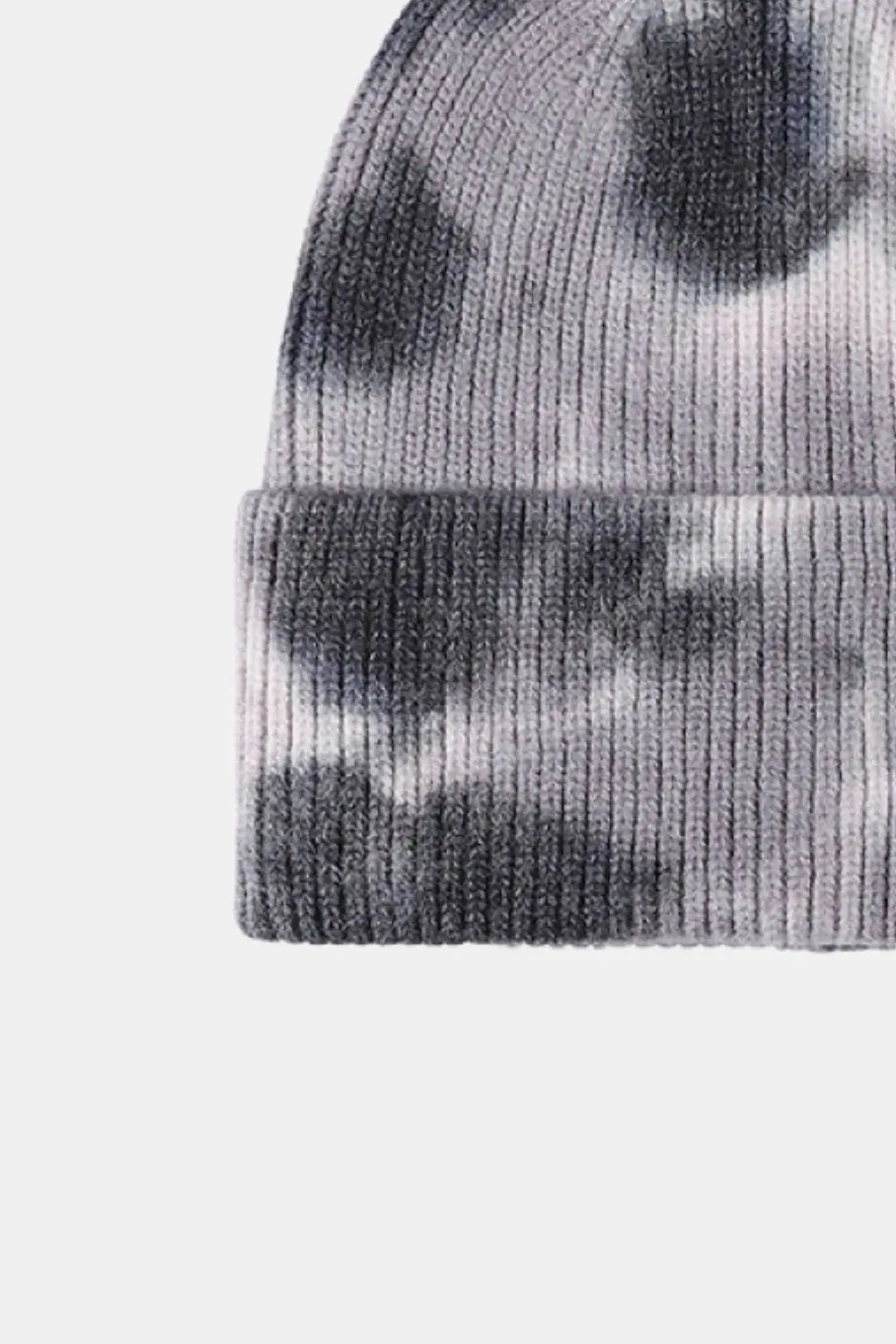 Stylish Tie-Dye Cuffed Rib-Knit Beanie Trendsi