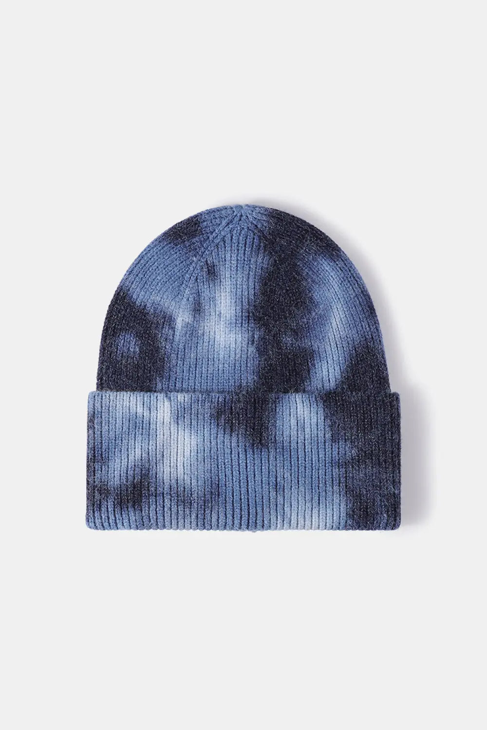 Stylish Tie-Dye Cuffed Rib-Knit Beanie Trendsi