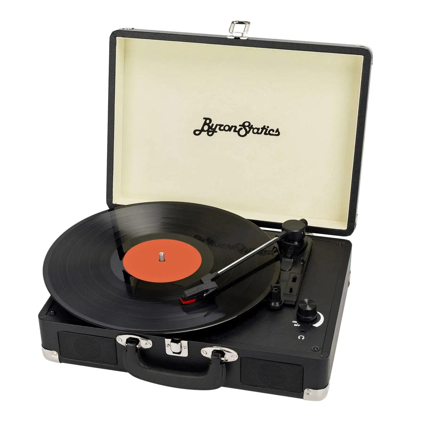 Vintage Suitcase Record Player ByronStatics
