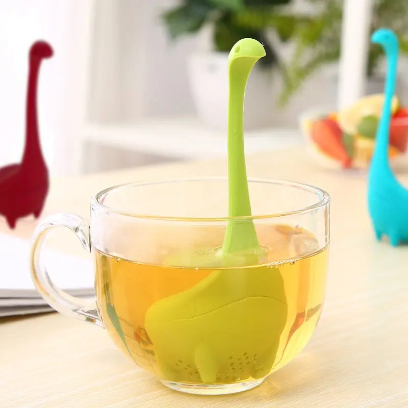 Water Monster Silicone Tea Filter Tea Glass