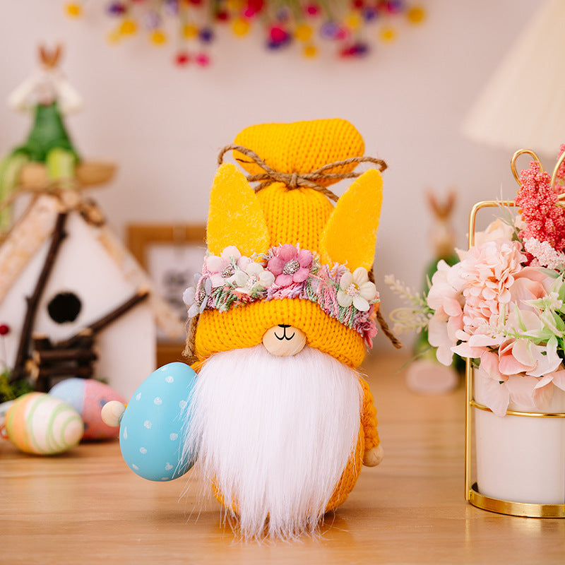 Easter Knit Faceless Gnome