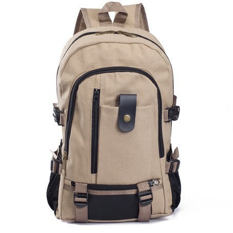 Canvas Backpack Student Bag