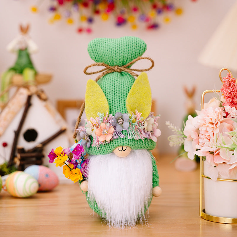 Easter Knit Faceless Gnome