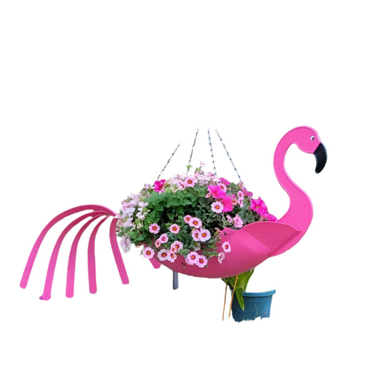 Animal Bird Rooster Flower Pot Pendant