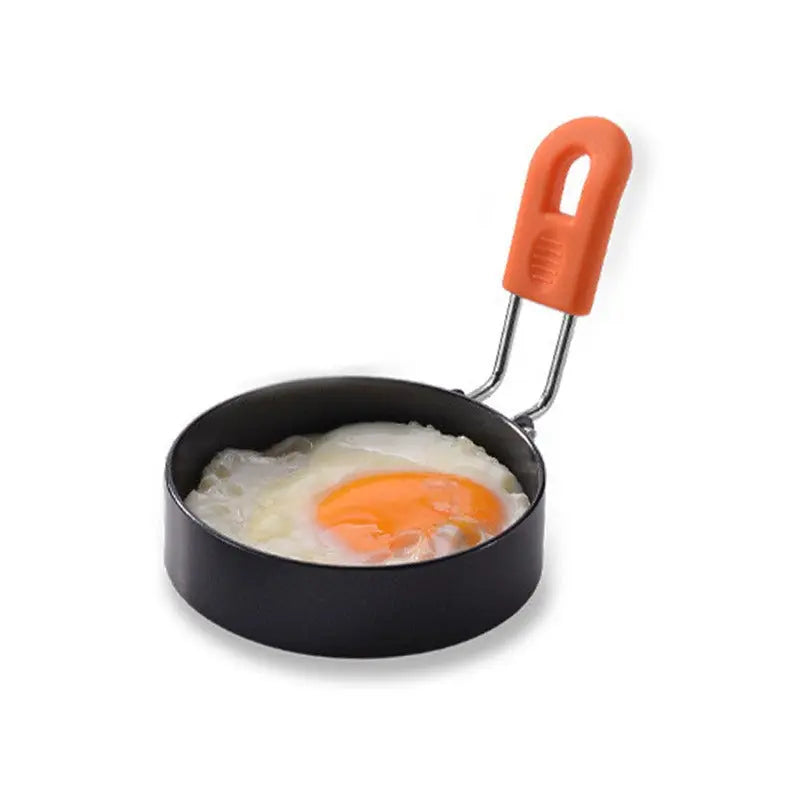 Creative thickened stainless steel non stick coating circular egg fryer hamburger patty mold eprolo