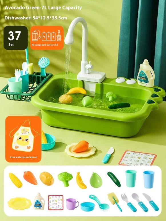 Electric Dishwasher Play House Toy