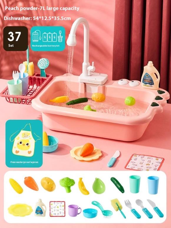 Electric Dishwasher Play House Toy