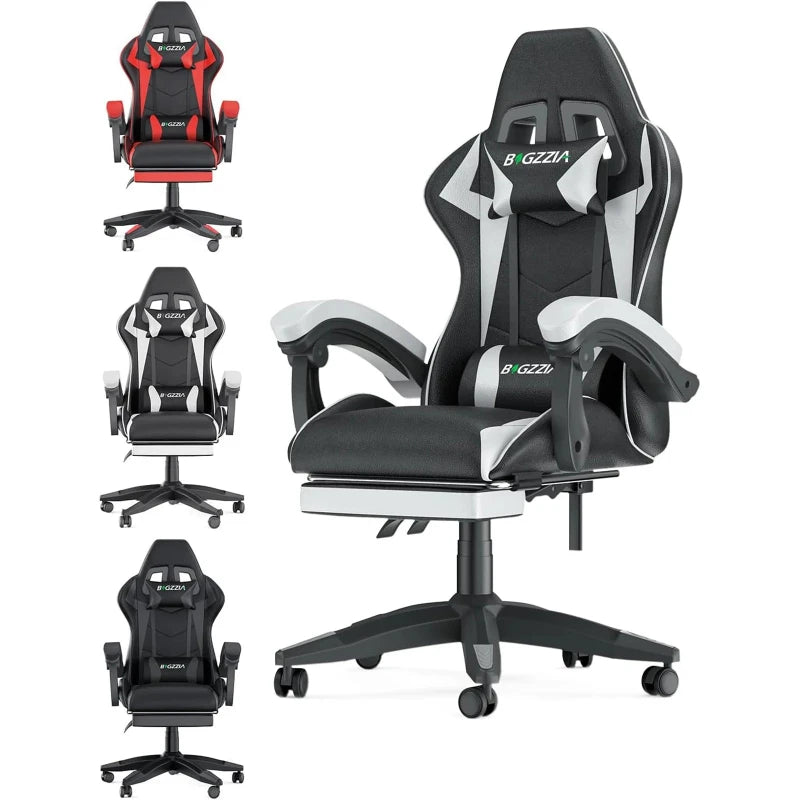 Gaming Chair with Footrest