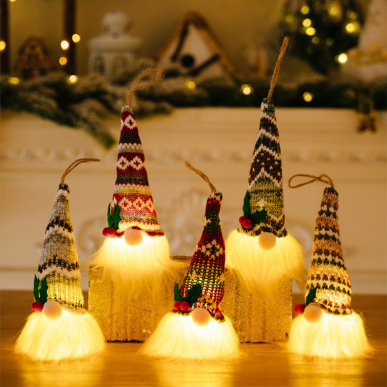 Gnome Light-Up Hanging Holiday Widget