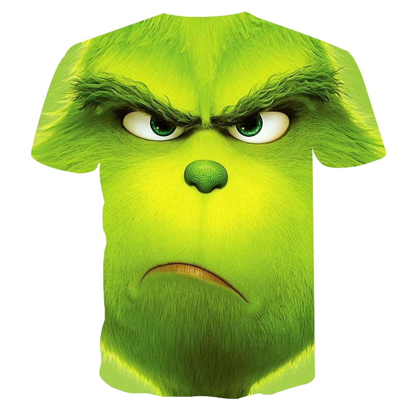 Grinch Full Face T-shirt