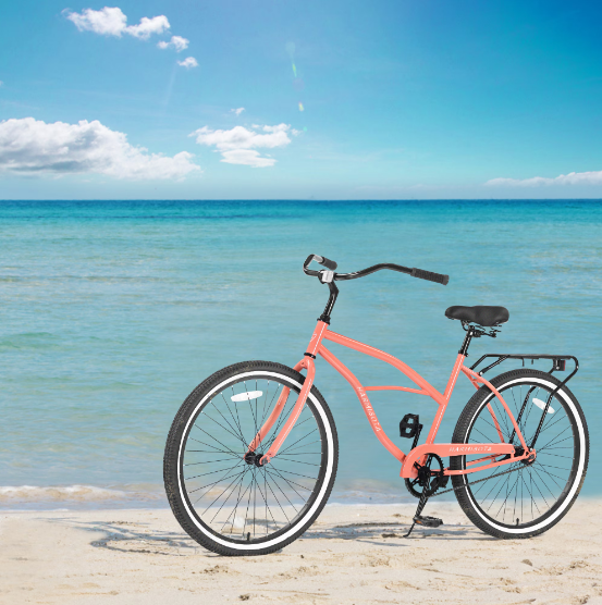 HARMI 26 Inch Beach Cruiser Bike