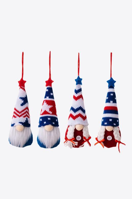 Knit Hanging Gnomes