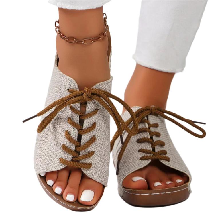 Laceup Sandals