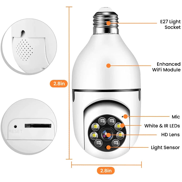 Lightbulb Spy Camera