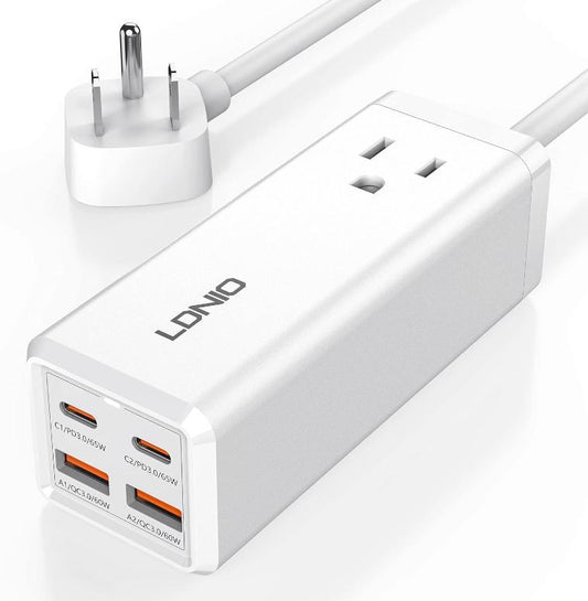 MANTO 65W 5-in-1 GaN USB Charging Station