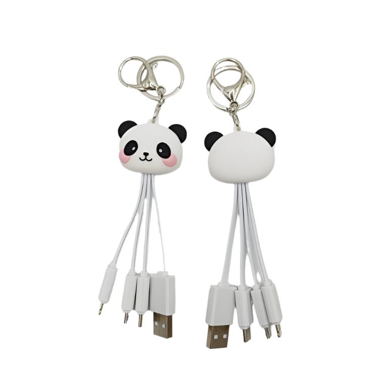 Panda Keychain Phone cable