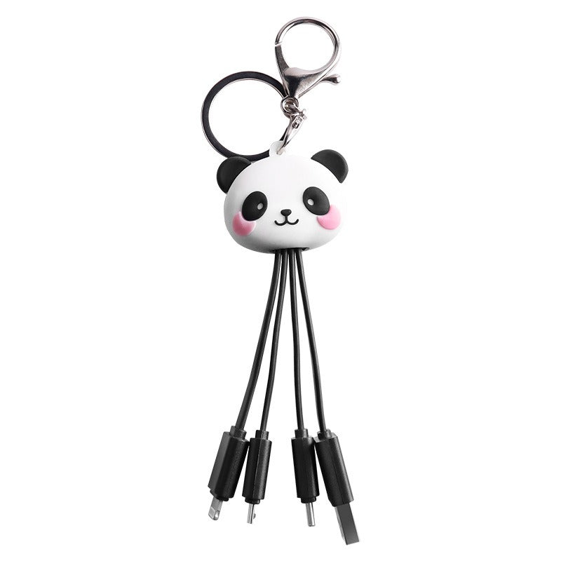 Panda Keychain Phone cable