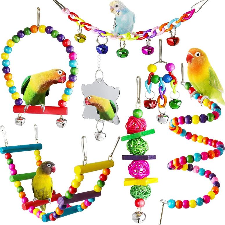 Parrot Toys Bird Cage Accessories