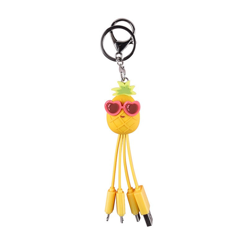 Peach Blossom Eye Phone Charging Cable