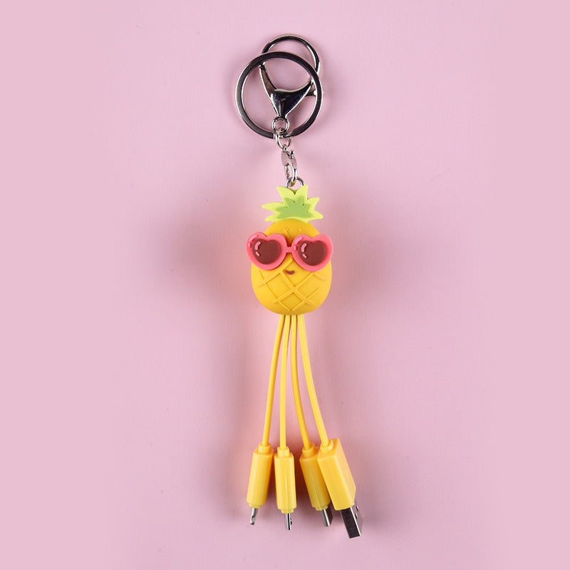 Peach Blossom Eye Phone Charging Cable