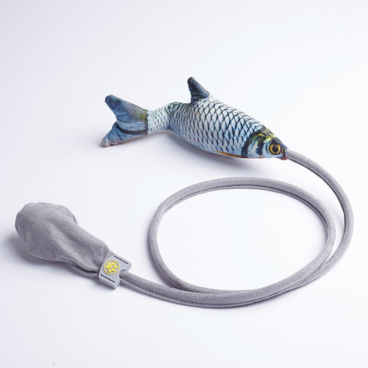 Pet Airbag Teasing Fish Cat Toys