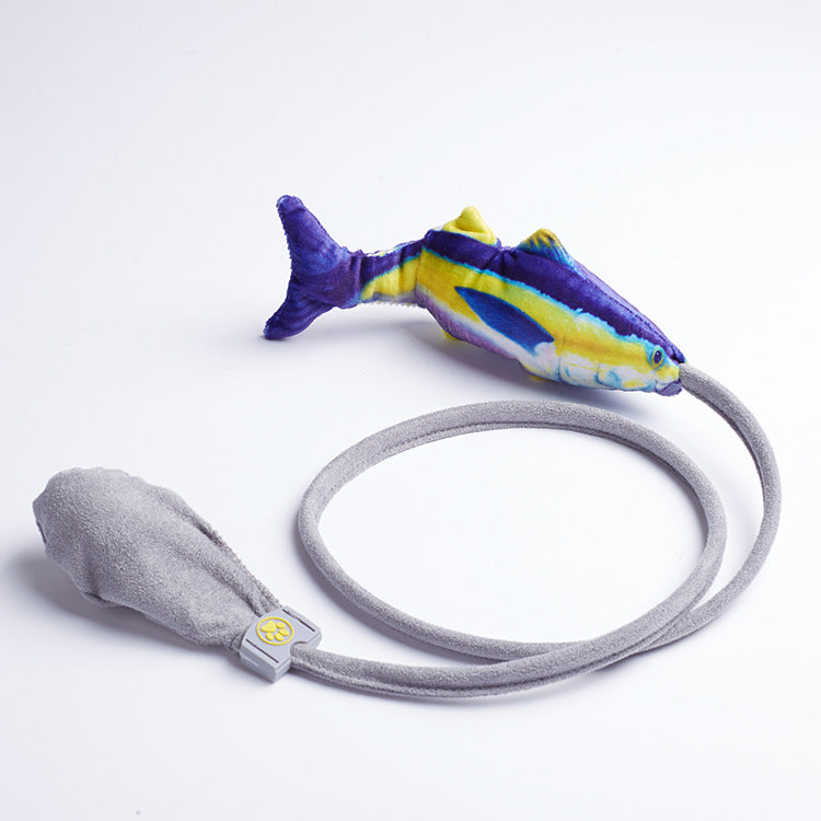 Pet Airbag Teasing Fish Cat Toys