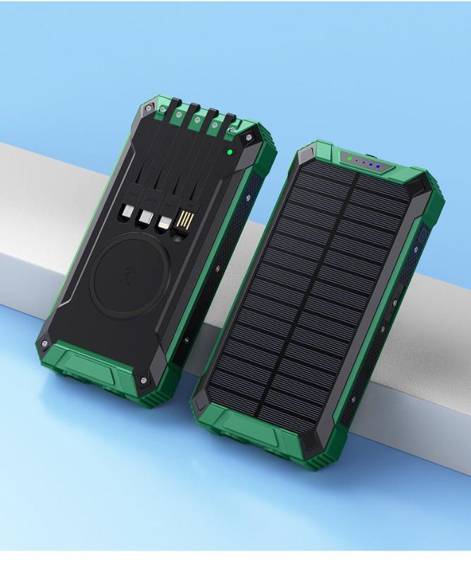 Wireless Charging Solar Power Bank