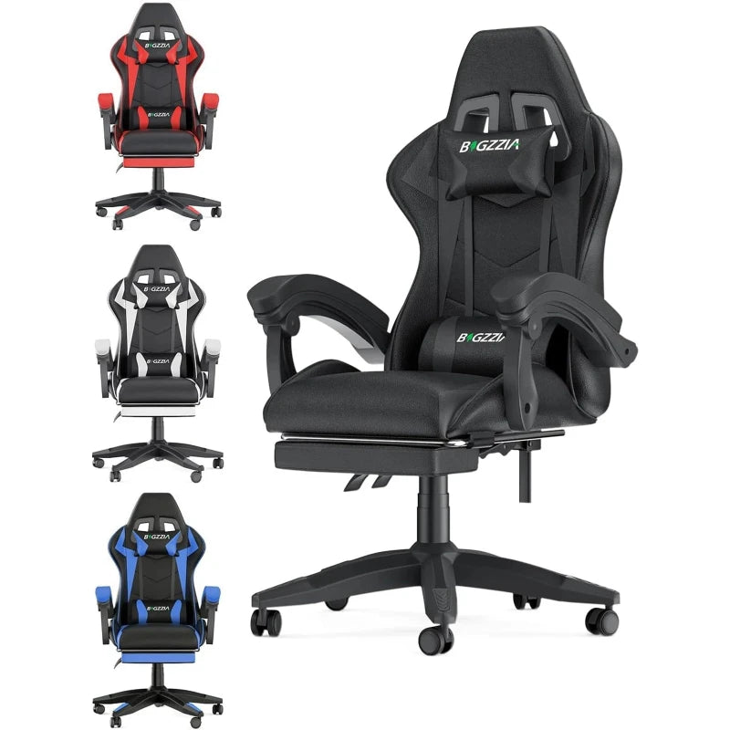 Gaming Chair with Footrest